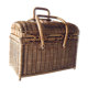 Panier rectangulaire en osier tressé