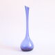 Scandinavian blue glass bud vase, 1960s