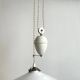 Antique opaline suspension, raised and lowered