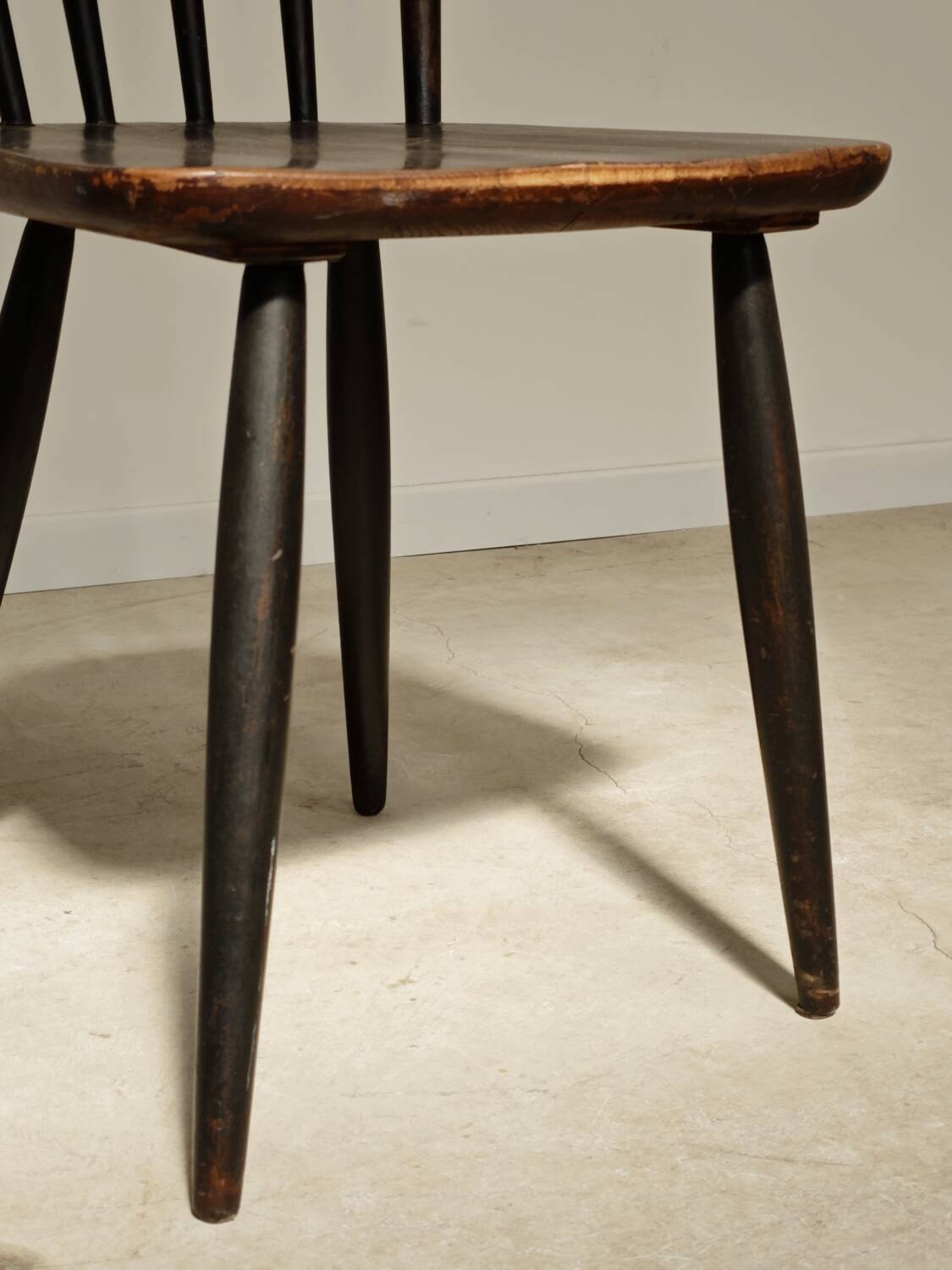 Danish office chair in solid wood