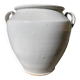 White ceramic flowerpot