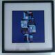 Tableau Vintage Art Optique - Victor Vasarely - Frame 40x40cm