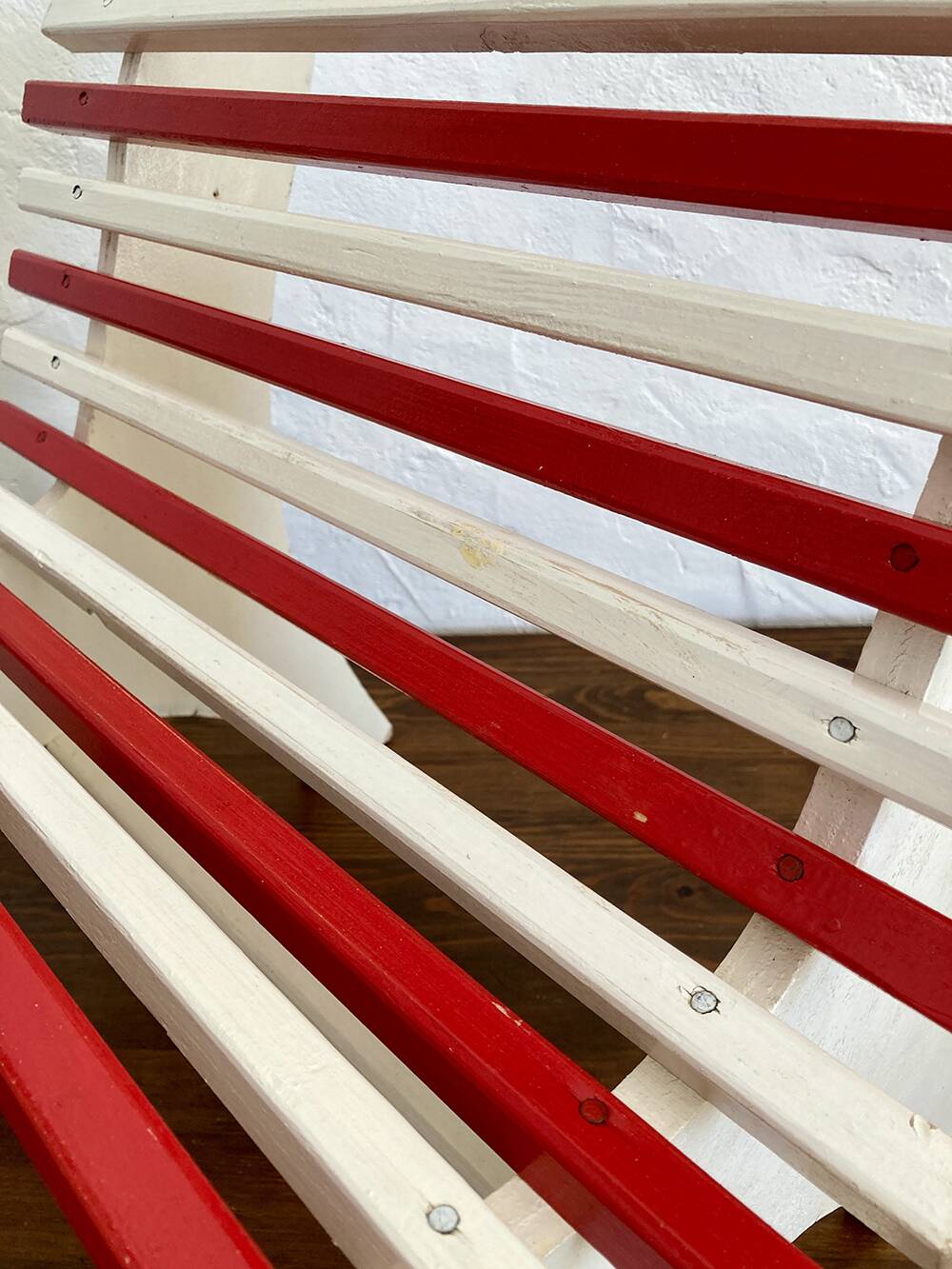 Wooden children's bench