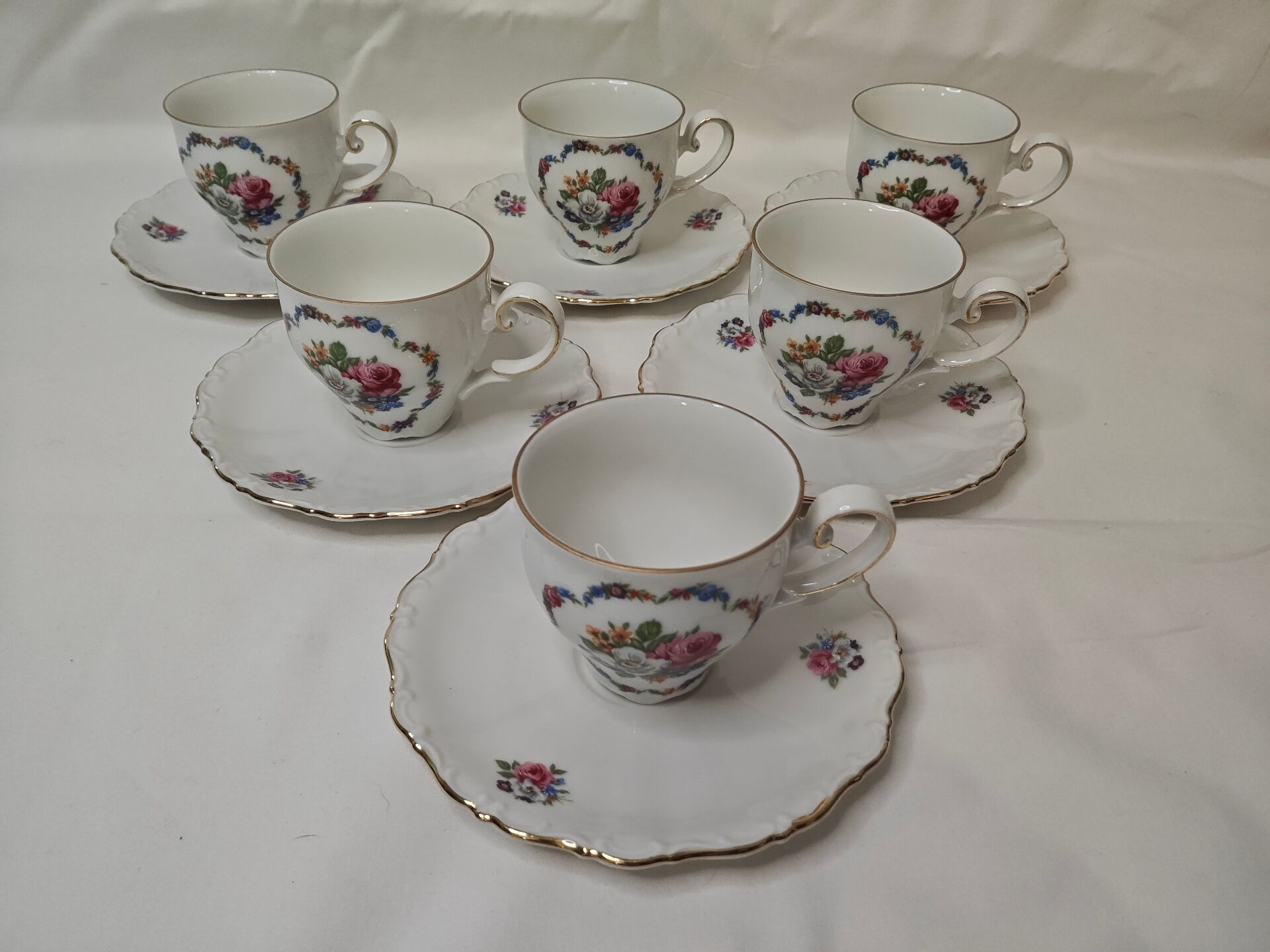 Tasses à thé Bavaria
