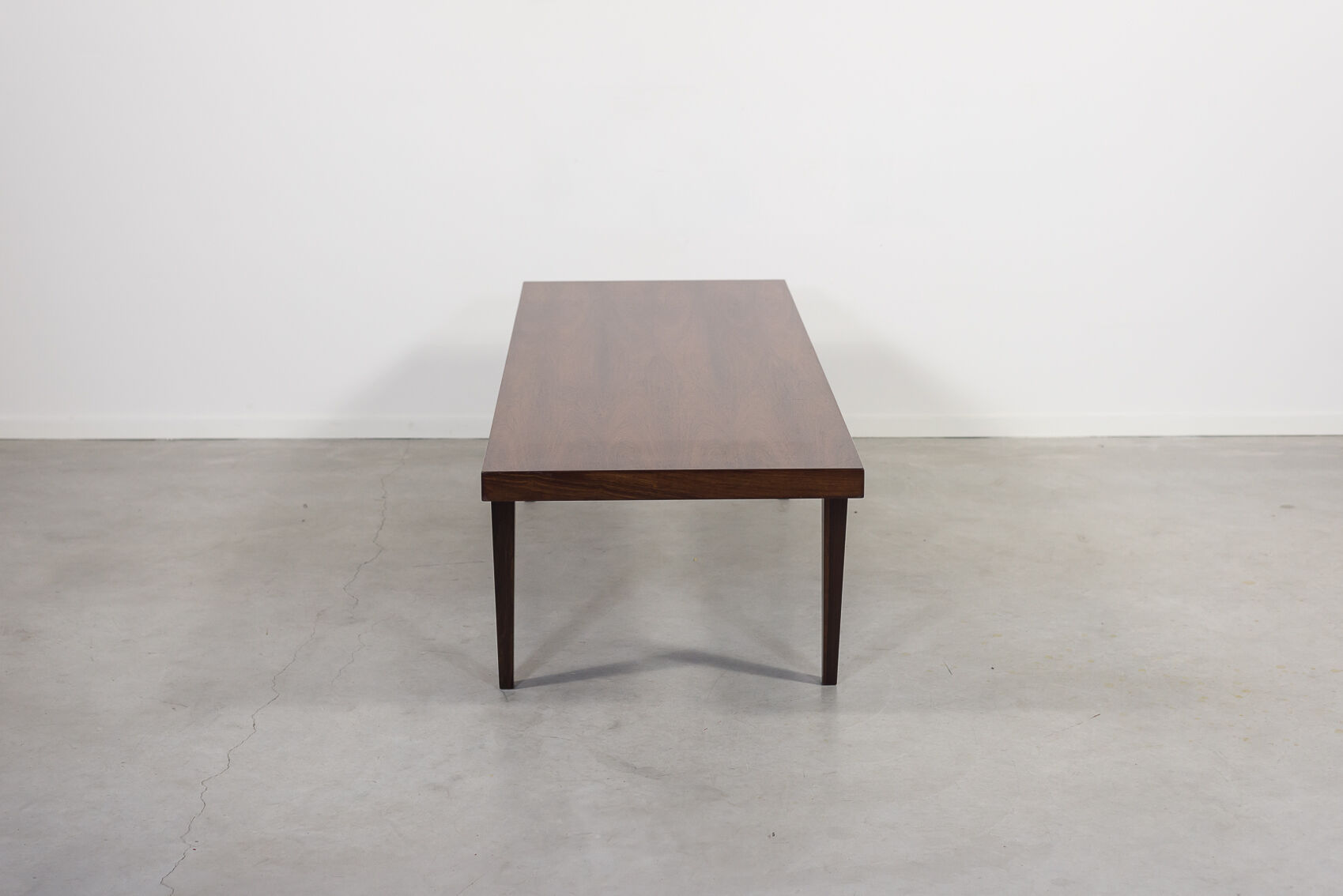 Rosewood coffee table by Erik Severin Hansen for Haslev, 1960s.