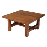 Solid wood coffee table