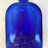 Flacon en verre bleu cobalt grand modèle