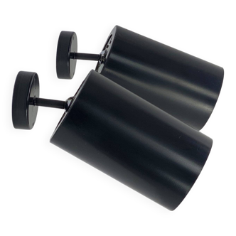 Metal Wall Lights, RJ Caillette for Parscot, France, 1950s, S