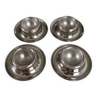 Vintage stainless steel egg cups