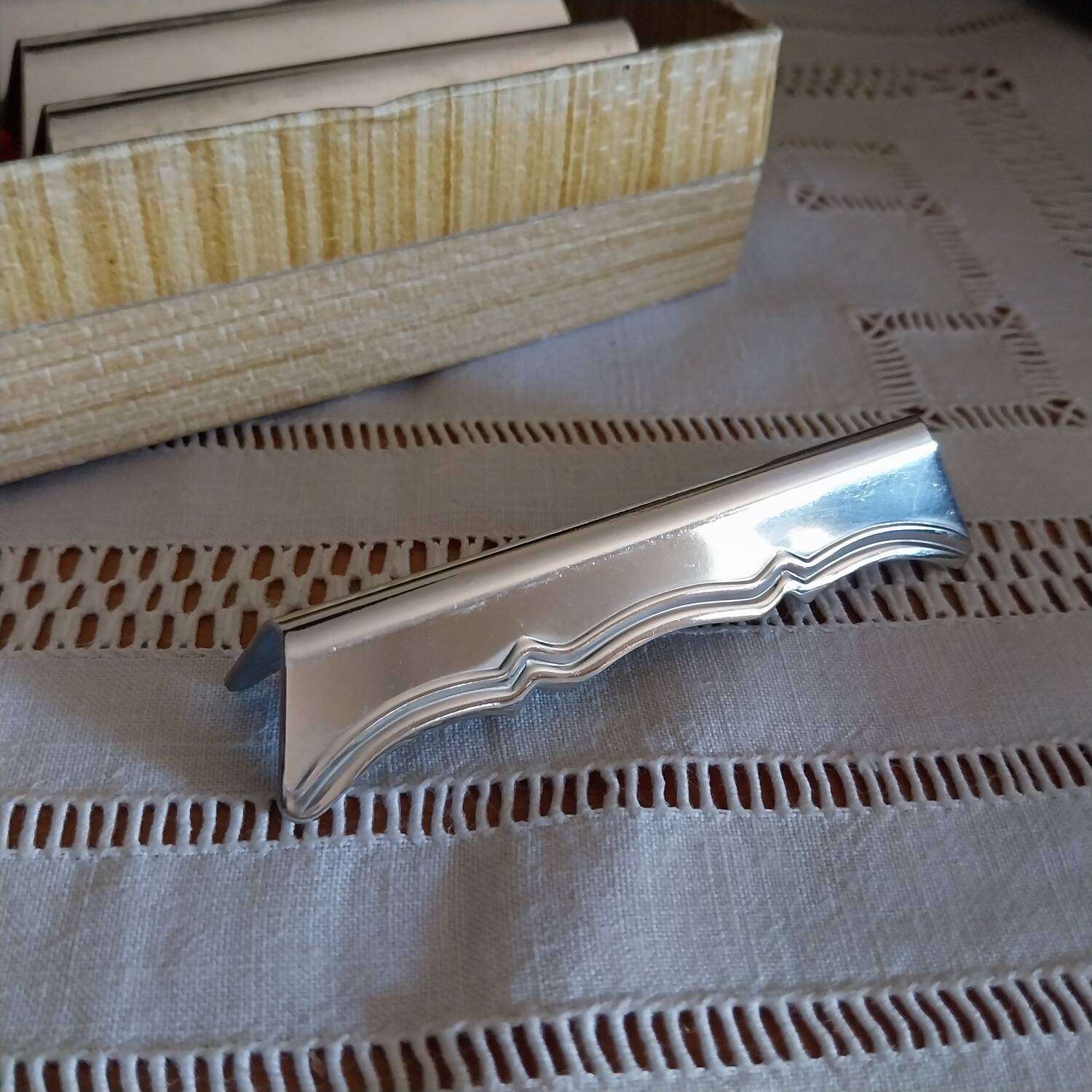 Old metal knife rests