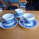 3 vintage cups and saucers