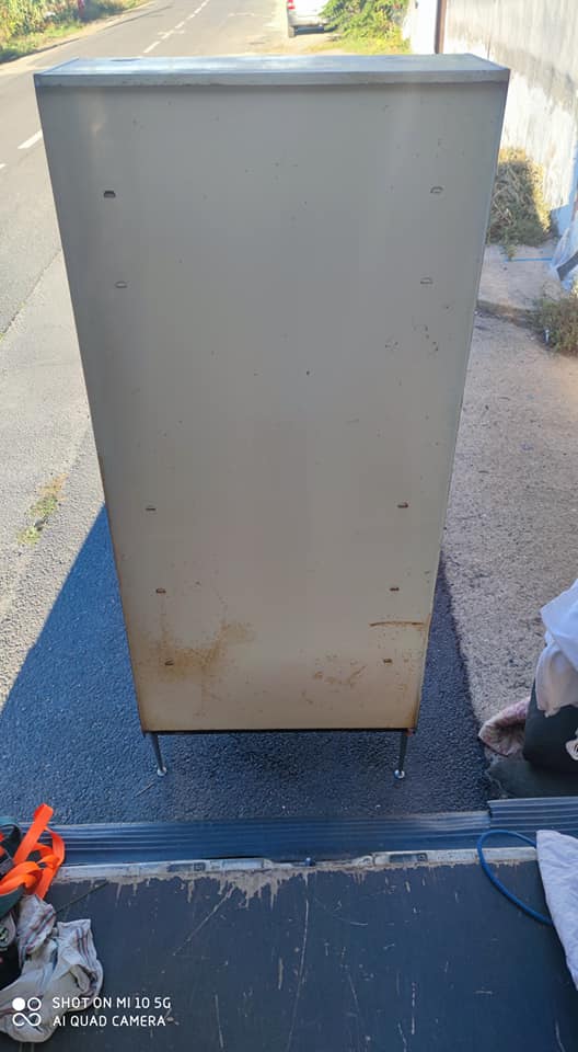 Kitchen steel buffet around 1950/60