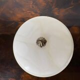 Alabaster and gilded bronze candy box