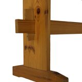 Vintage Scandinavian pinewood bench from the 1960's modern design