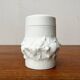 Boîte en porcelaine blanche allemande motif coquillage de Kaiser, années 1960