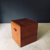 Handcrafted Cubical Side Table, Belgium, 1950s