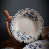 Set 6 hollow plates regency