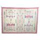 Vintage kilim rug, wool and cotton, folk art style, Poland, 1970s