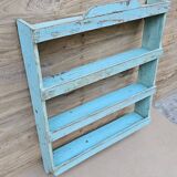 Burmese teak wall shelf