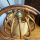 Rattan and bamboo lamp, Louis Sognot