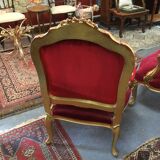 Paire de fauteuils style Louis XV