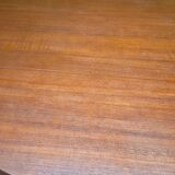 1960 stamped round teak dining table