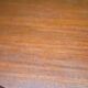 1960 stamped round teak dining table