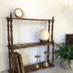 Wooden shelf turned at the end of the 19th century