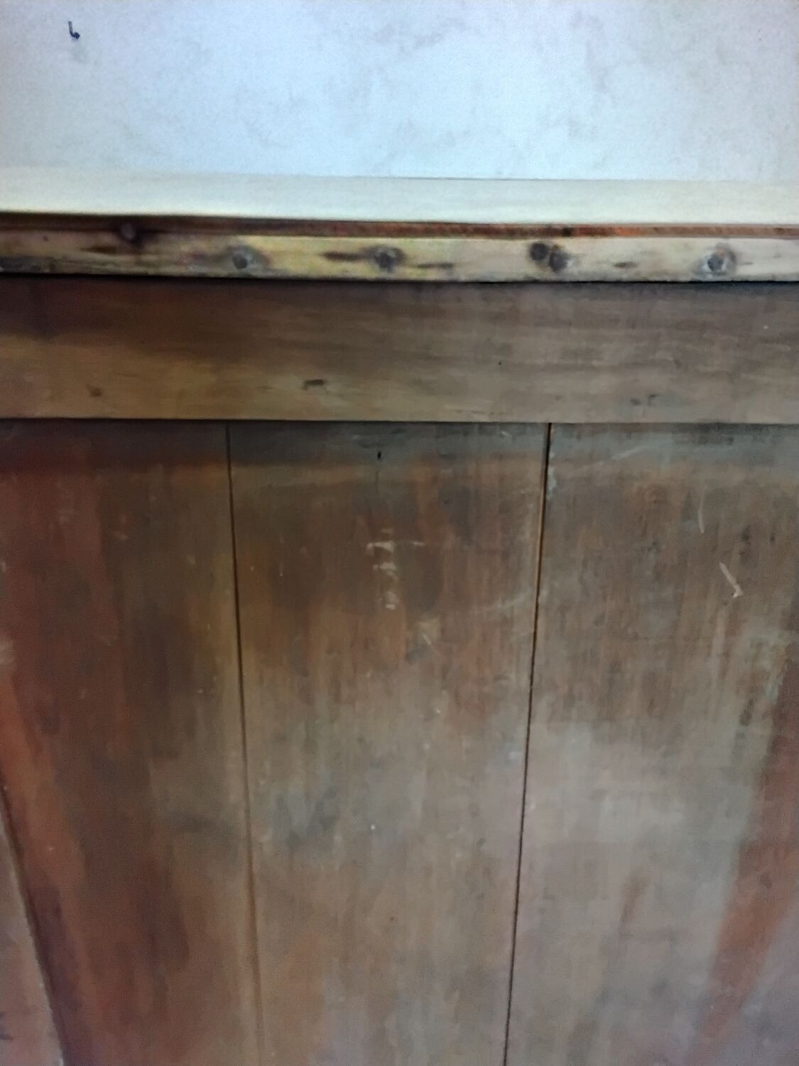 Old wooden Parisian buffet