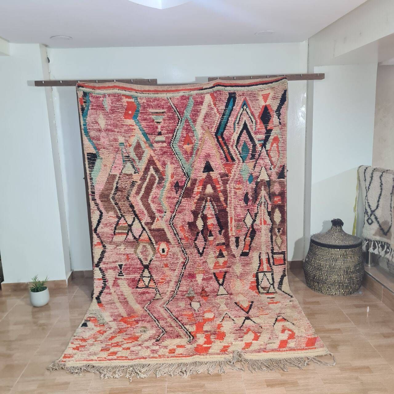 Handmade Moroccan Berber rug 250 x 150 cm