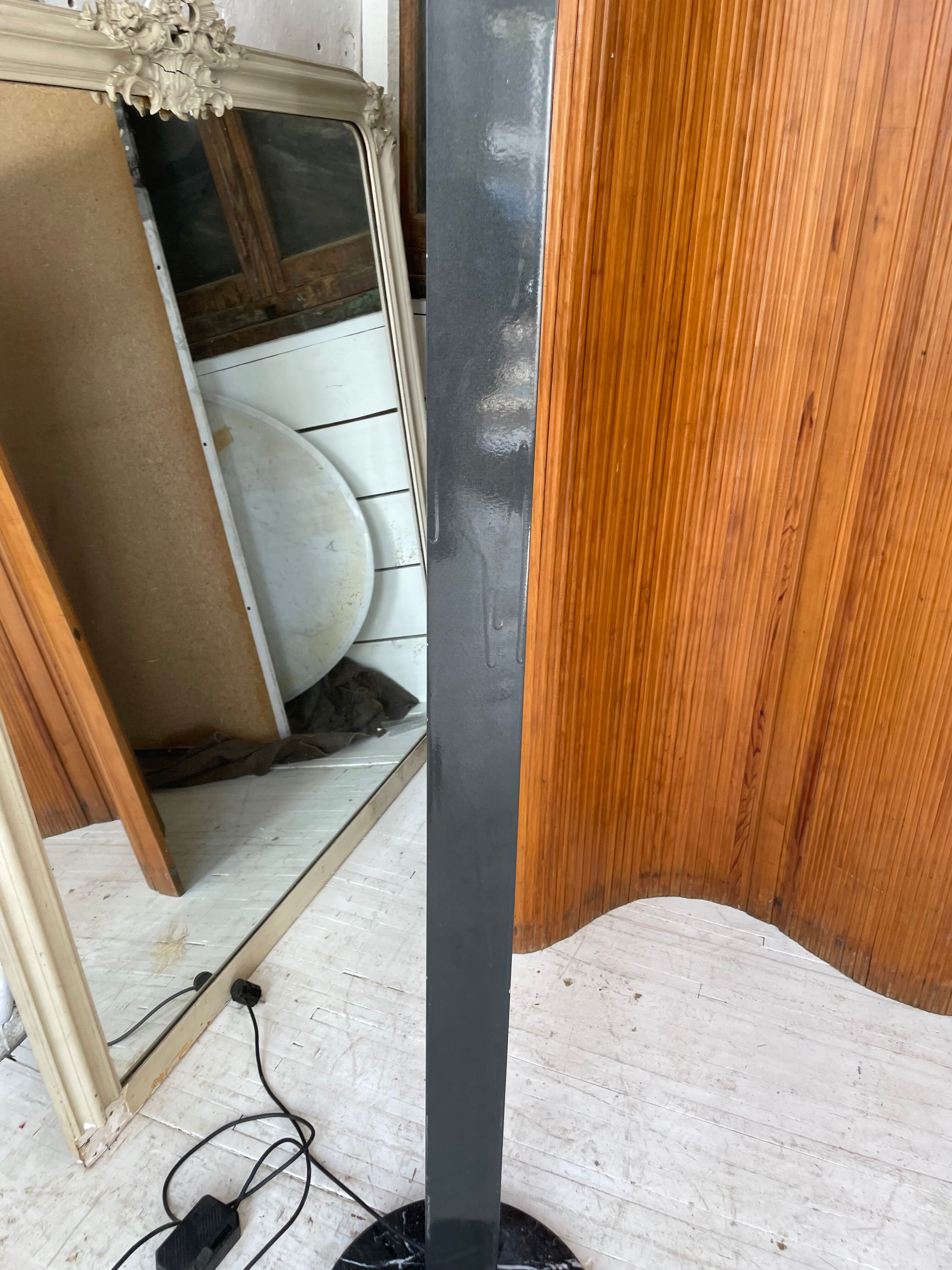 Memphis 80s pink and marble floor lamp