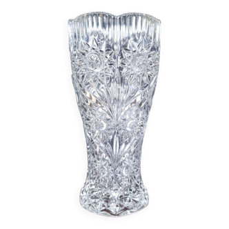 Cut crystal vase, 1970