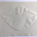 Signed and numbered print by Jean Legros, Geometric Relief III, circa 1970