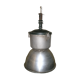 Industrial aluminum pendant light from the 60s/70s