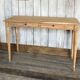 Raw wood console
