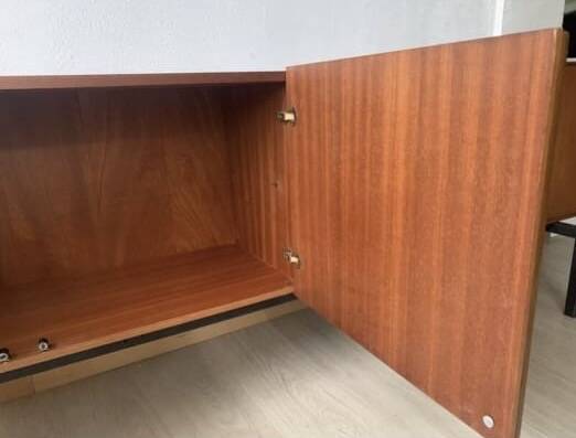 Vintage Scandinavian low sideboard