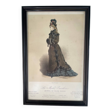 Frame with old engraving