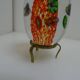 Press paper egg flowers millefiori glass