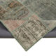 Hand-knotted anatolian contemporary 196 cm x 301 cm grey patchwork carpet