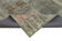 Hand-knotted anatolian contemporary 196 cm x 301 cm grey patchwork carpet