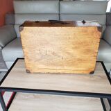 Vintage wooden suitcase