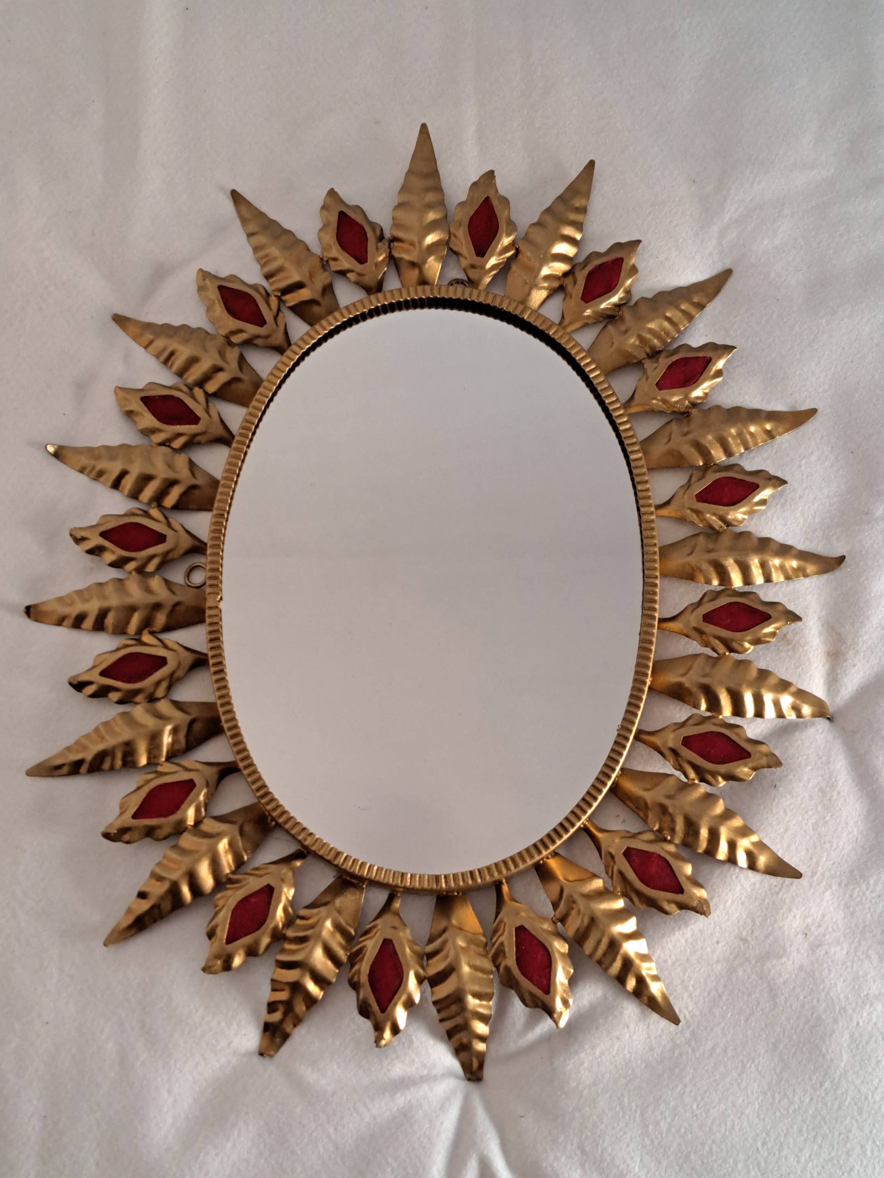 Vintage sun mirror