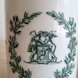 Set of 2 Victorian style opaline apothecary pharmacy jars