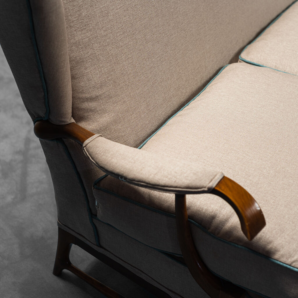 SOFA 3 SEATS PAOLO BUFFA VINTAGE MODERN 1950S