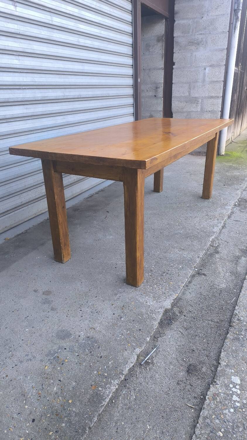 Solid elm farmhouse table 1950