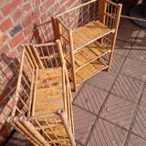 Bamboo shelves