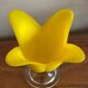 Flower vase made of glass paste