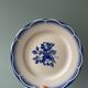 Lot de 12 assiettes plates Digoin Sarreguemines, modèle Marsac