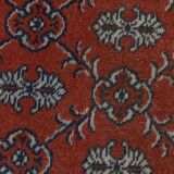 2x9 Red & Dark Blue Floral Vintage Runner Rug, 75x285Cm SK 23566