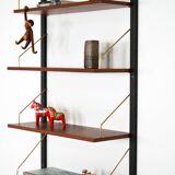 Teak modular shelving unit, Danish design, 1960s, designer: Poul Cadovius